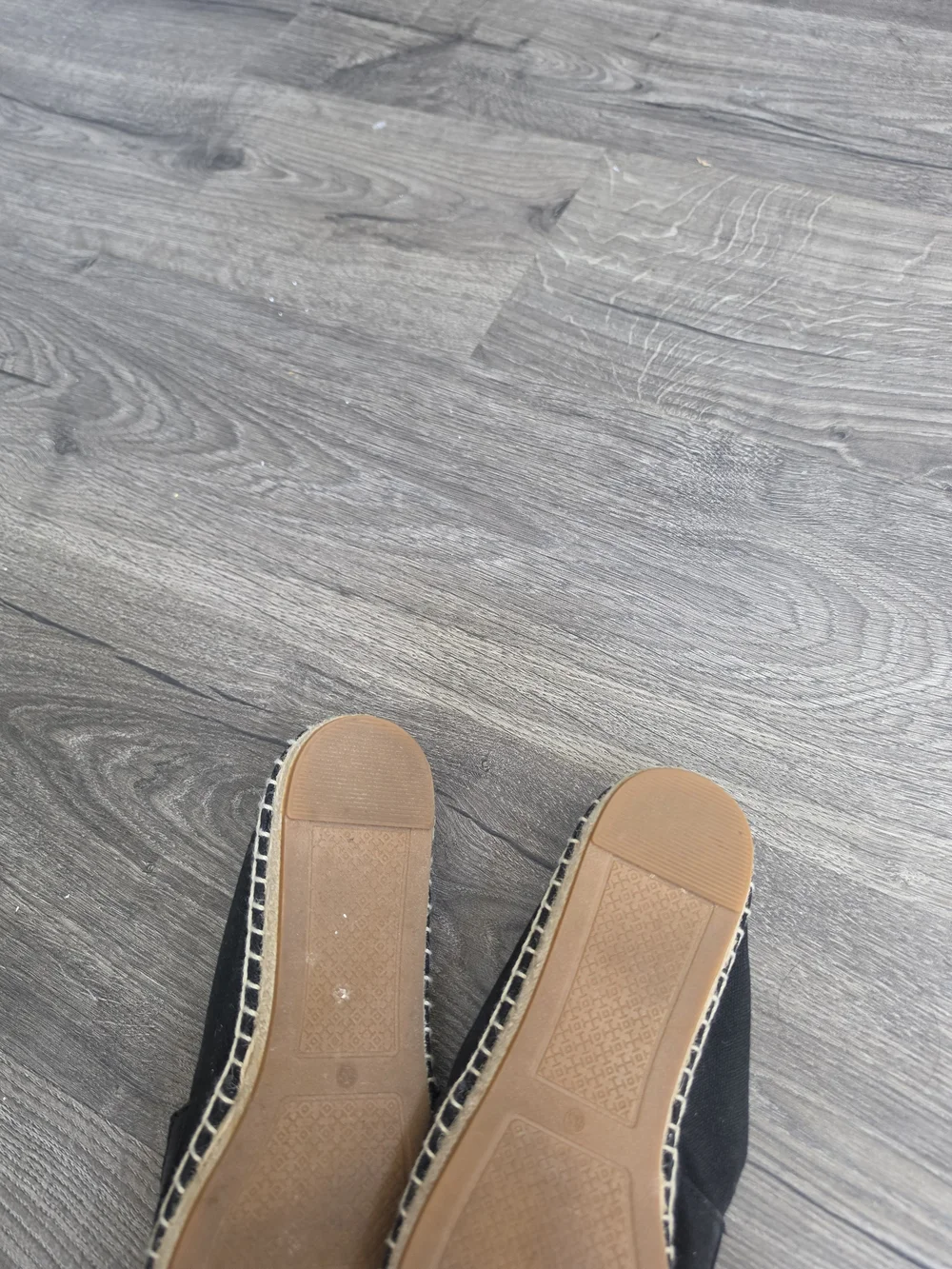 Tory Burch Black Espadrille Slip-On Shoes
